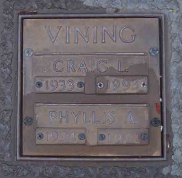 Craig Leo Vining Phyllis A Struble